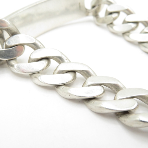 184 - Sterling Silver 925 Identity Bracelet - 53.4g