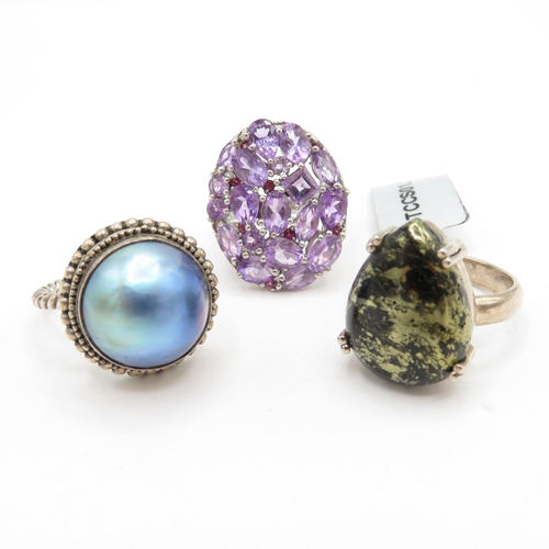 185 - Collection of Sterling Silver 925 Rings - 37g