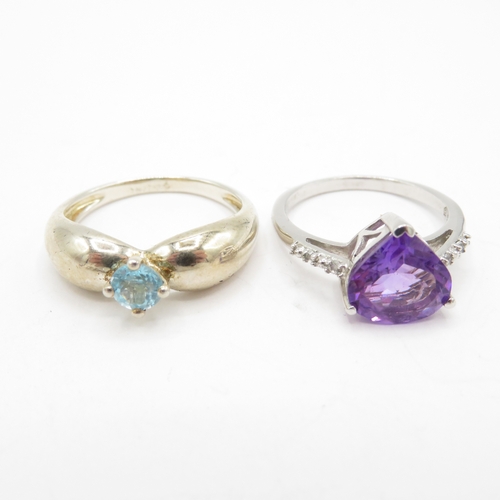 185 - Collection of Sterling Silver 925 Rings - 37g