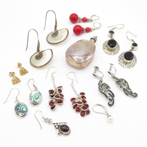 187 - Collection of Sterling Silver Jewellery - 62.4g