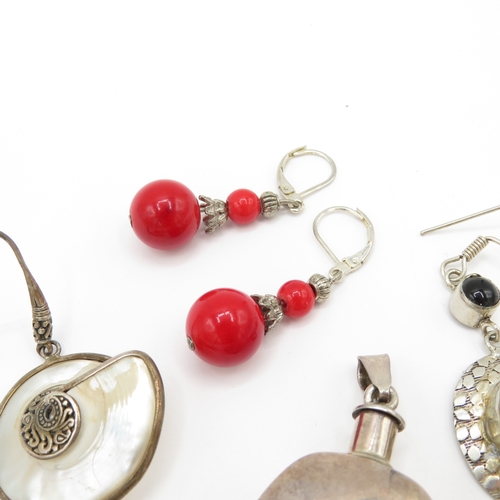 187 - Collection of Sterling Silver Jewellery - 62.4g