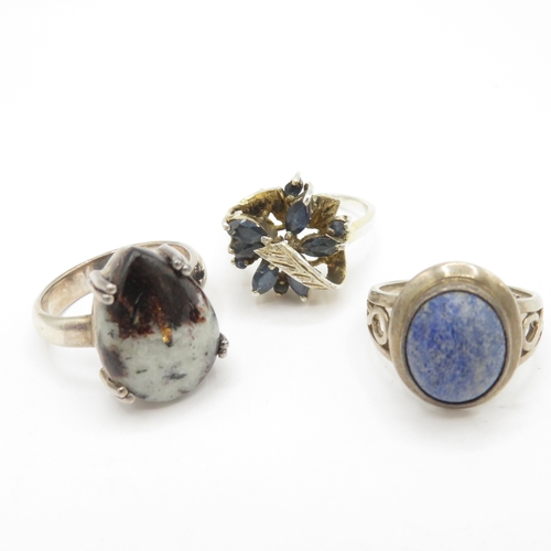 188 - Collection of Sterling Silver 925 Rings - 35.5g