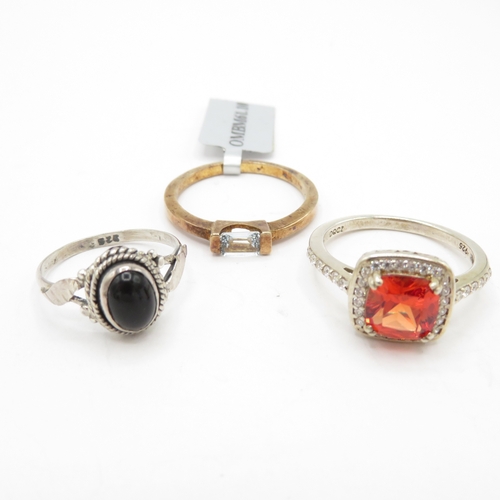 190 - Collection of Sterling Silver 925 Rings - 34.7g