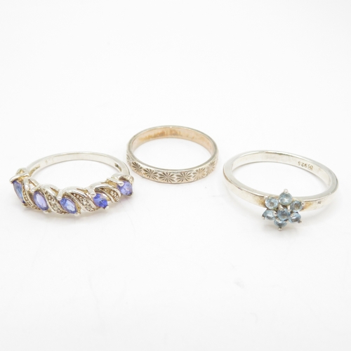 197 - Collection of Sterling Silver 925 Rings - 39g