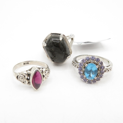 201 - Collection of Sterling Silver 925 Rings - 27.8g