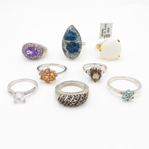 205 - Collection of Sterling Silver 925 Rings - 41g