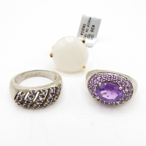 205 - Collection of Sterling Silver 925 Rings - 41g