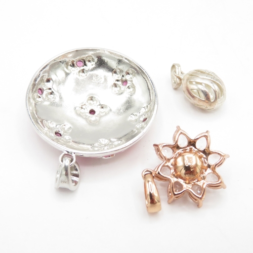 206 - Collection of Sterling Silver 925 Pendants - 64g