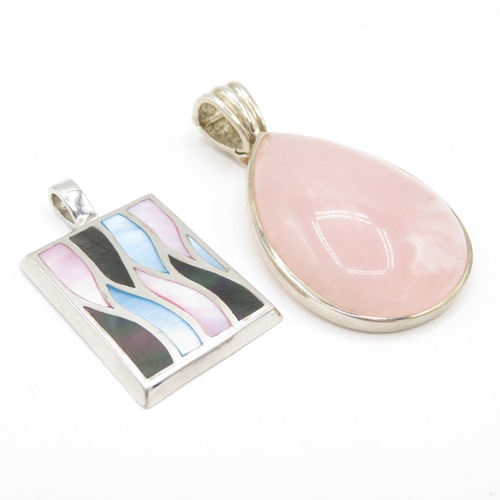 206 - Collection of Sterling Silver 925 Pendants - 64g