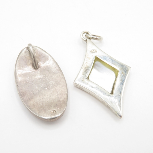 206 - Collection of Sterling Silver 925 Pendants - 64g