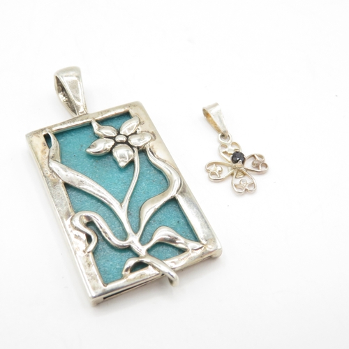 206 - Collection of Sterling Silver 925 Pendants - 64g