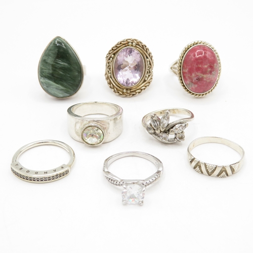 208 - Collection of Sterling Silver 925 Rings - 47.8g