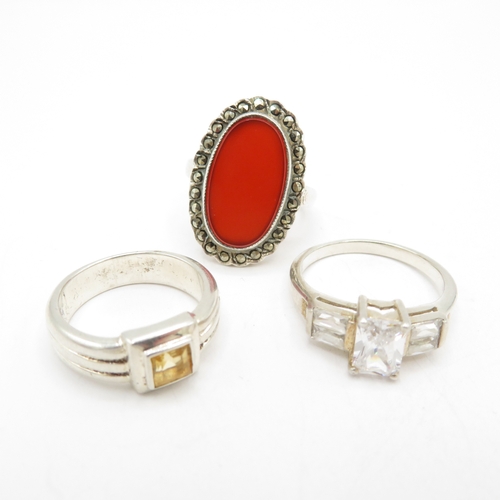 218 - Collection of Sterling Silver 925 Rings - 34g