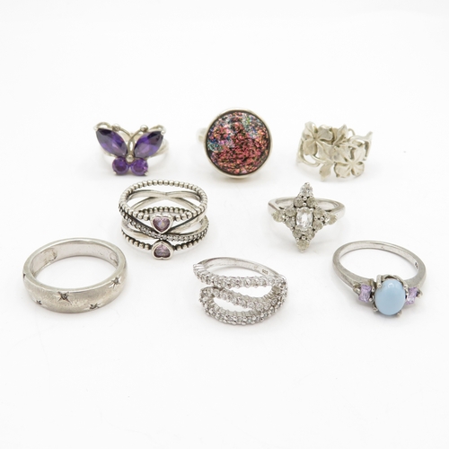 223 - Collection of Sterling Silver 925 Rings - 41g