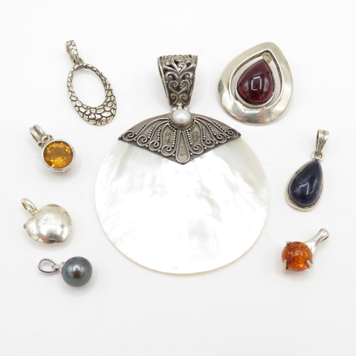 224 - Collection of Sterling Silver 925 Pendants - 38.8g