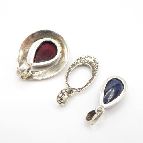 224 - Collection of Sterling Silver 925 Pendants - 38.8g