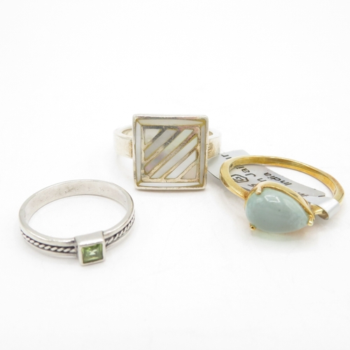 225 - Collection of Sterling Silver 925 Rings - 40.7g