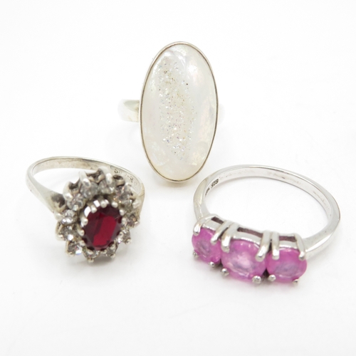 227 - Collection of Sterling Silver 925 Rings - 33.9g