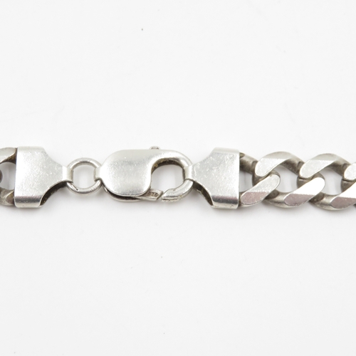 236 - Sterling Silver necklace 62.7g. Length 50cm