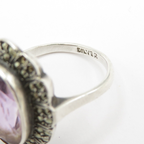 240 - Sterling Silver bracelet and ring 23.3g.