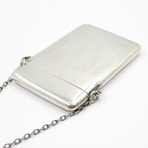246 - Sterling silver 925 card case 47.5g