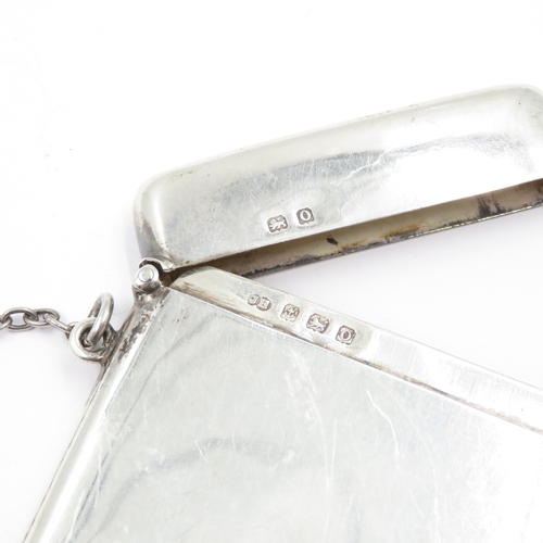 246 - Sterling silver 925 card case 47.5g
