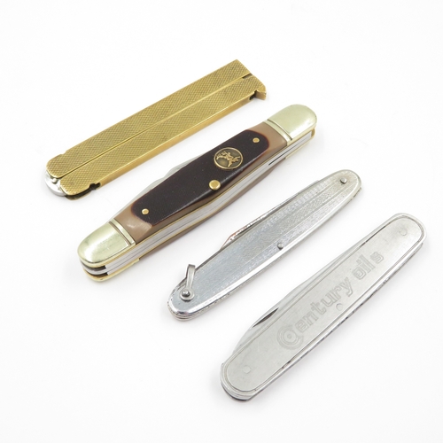 260 - Collection of penknives and whistle