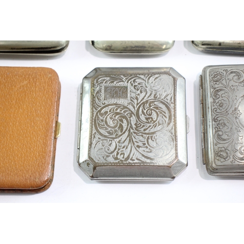 324 - Antique Vintage Cigarette Case EPNS Tobacciana Collectables