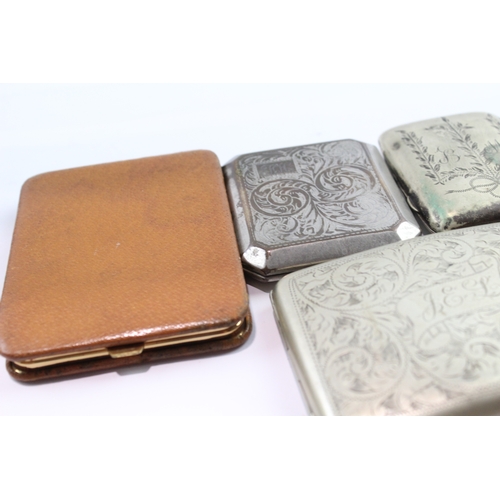 324 - Antique Vintage Cigarette Case EPNS Tobacciana Collectables