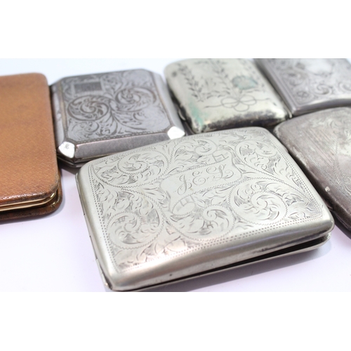 324 - Antique Vintage Cigarette Case EPNS Tobacciana Collectables