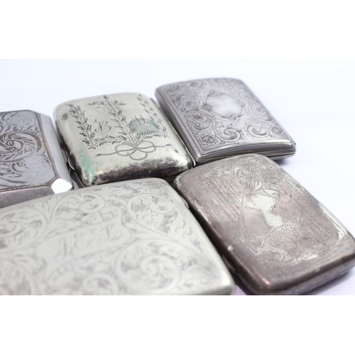 324 - Antique Vintage Cigarette Case EPNS Tobacciana Collectables