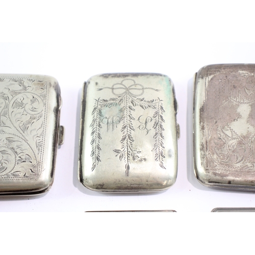 324 - Antique Vintage Cigarette Case EPNS Tobacciana Collectables