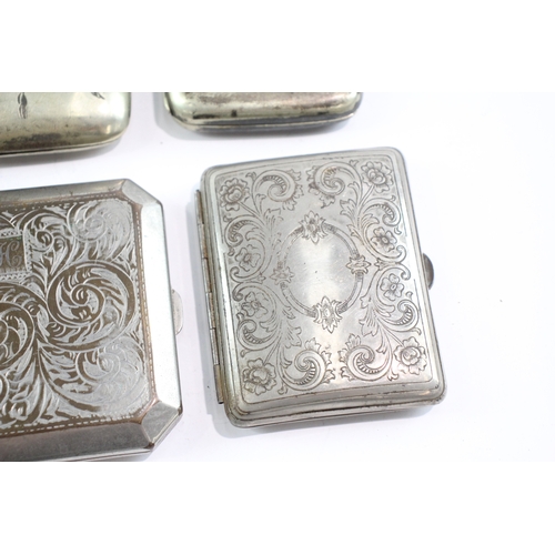 324 - Antique Vintage Cigarette Case EPNS Tobacciana Collectables