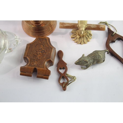 340 - Curio Collectables Vintage Inc Glass Inkwell Black Forest Pocket Watch Holder