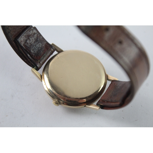 348 - Longines 9K Gold Hand-Wind Watch WATCH RUNS