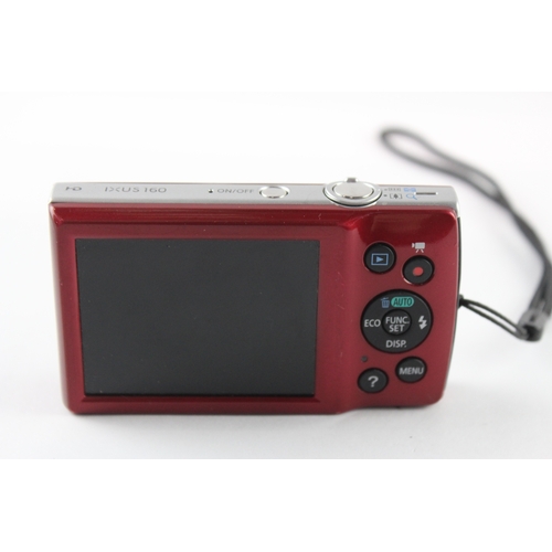357 - Canon IXUS 160 Digital Compact Camera Working w/ 8x Optical Zoom