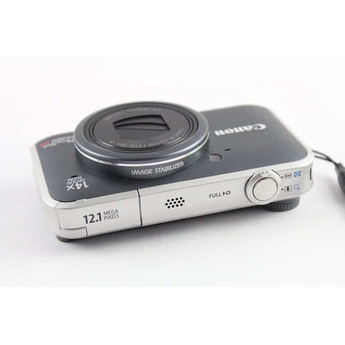 359 - Canon Powershot SX220 HS Digital Compact Camera Working w/ Canon 14x IS Lens