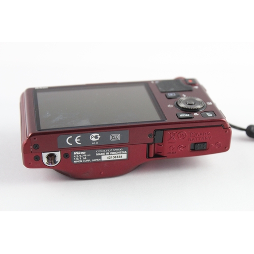 362 - Nikon Coolpix S9500 Digital Compact Camera Working w/ Nikkor 22x Wide Zoom Lens