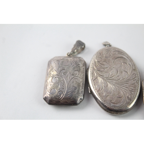 227 - Collection of Sterling Silver Locket Pendants x 5 56g