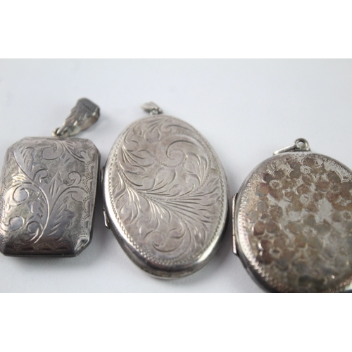 227 - Collection of Sterling Silver Locket Pendants x 5 56g