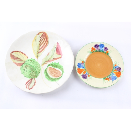 324 - Clarice Cliff Vintage Plates Inc Conker Crocus