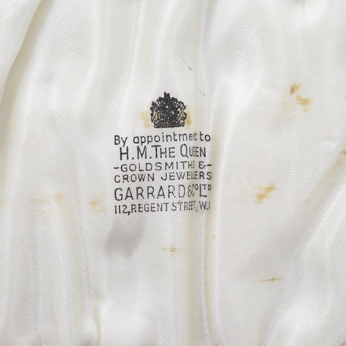 276 - Boxed Sterling Silver 925 Henry Clifford Davis Floral Guilloche Enamel Spoons from Garrard & Co 59g