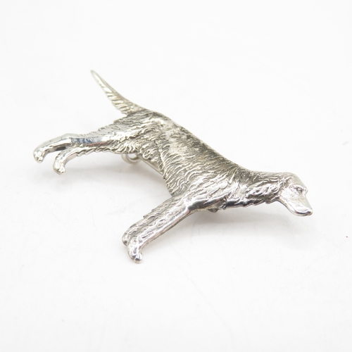 210 - Sterling Silver 925 Dog Brooch (3.4g)