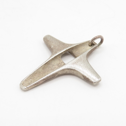 226 - Sterling Silver Georg Jensen Cross Pendant No. 179 3.8g