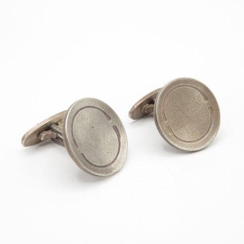 230 - Sterling Silver Georg Jensen Cufflinks No.75B 13.6g