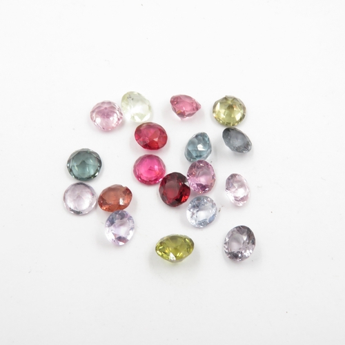 238 - Collection of Gemstones inc. Spinel, Citrine, Synthetic Ruby & Sapphire 102g (weight including bags)