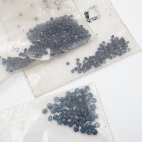 239 - Collection of Gemstones inc. Sapphires 91g (weight including bags)