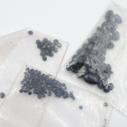 239 - Collection of Gemstones inc. Sapphires 91g (weight including bags)