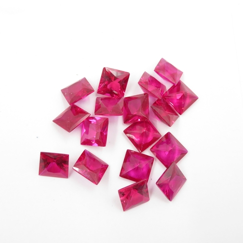 240 - Collection of Gemstones inc. Ruby, Synthetic Ruby, Garnet 142g (weight including bags)