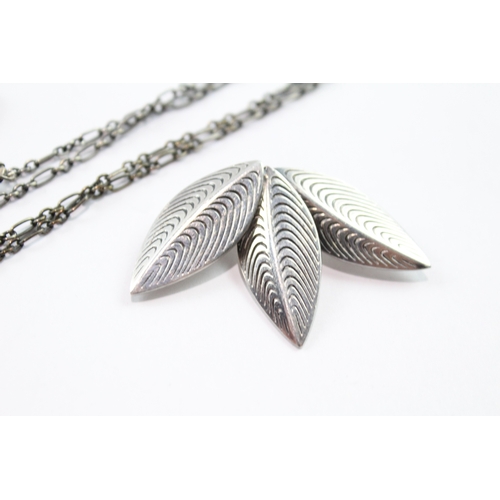 192 - Collection Of Sterling Silver Scandinavian Jewellery inc. Herman Siersbol x3 27g